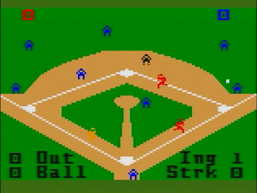Gameplay of World Championship Baseball for Intellivision